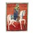 Late 20th Century Horse Pictorial Turkish Dowry Rug For Sale