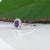 Metal 1.3Ct Gia Certified Purple Sapphire Ring With Natural Diamonds: Solid 14k Gold For Sale - Image 7 of 10