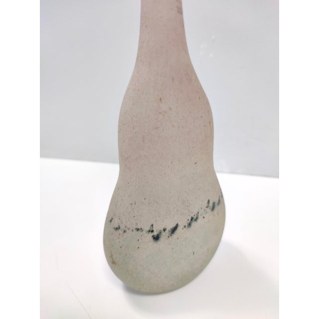 Vintage Scavo Glass Bottle by Luigi Mellara, 1970s For Sale - Image 9 of 15