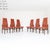 Teak and Red Bouclé Chairs, 1960s, Set of 6 For Sale - Image 11 of 12