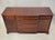 Chippendale Vintage Georgetown Galleries Attributed Mahogany Bowfront Buffet For Sale - Image 3 of 18