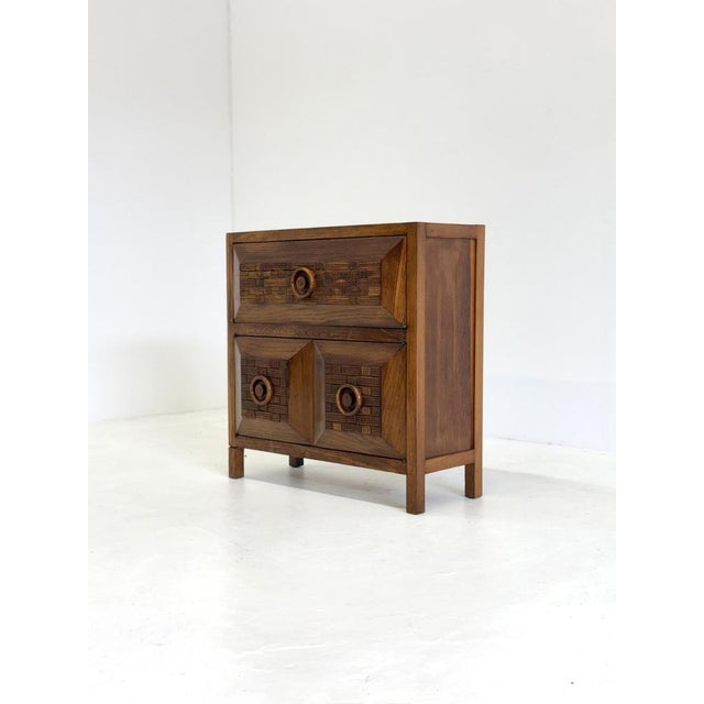 Wood Italian Art Deco Cabinet by Guglielmo Pecorini, 1940s For Sale - Image 7 of 18