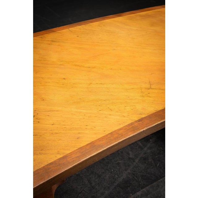 French Art Deco Wooden Desk, 1940s For Sale - Image 9 of 18