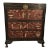 1900s Antique Chinese Inlaid Stone Camphor Wood Chest of Drawers For Sale