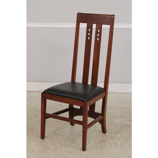 Set of 8 Stickley Cherry 21st Century Dining Chairs For Sale - Image 13 of 18