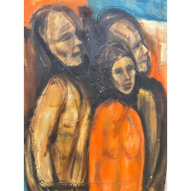 Figurative Charles Alston 1957 Large Oil on Masonite Figurative Painting For Sale - Image 3 of 10