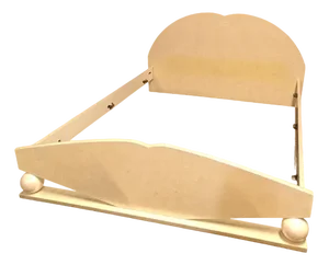 Lacquered Bed by Eric Maville & Jean Claude Mahey