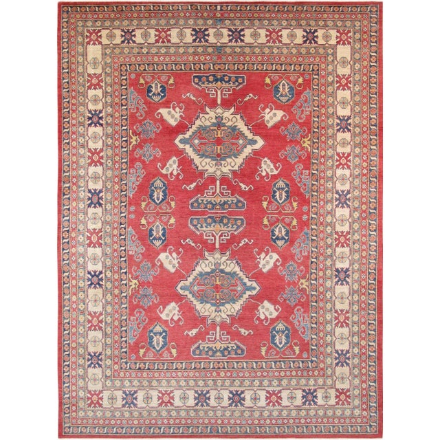 Kazak Wool Area Rug - 9'7" X 13'4" For Sale