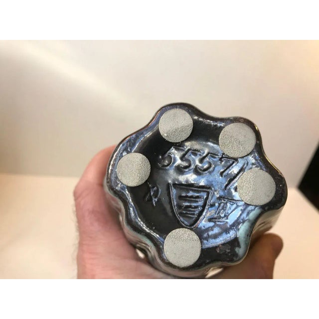 Ceramic Brutalist Ceramic Vase from Michael Andersen & Son, 1970s For Sale - Image 7 of 10