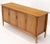 1970s Mid-Century Modern Light American Walnut 4 Doors Credenza Dresser Cabinet For Sale - Image 5 of 11