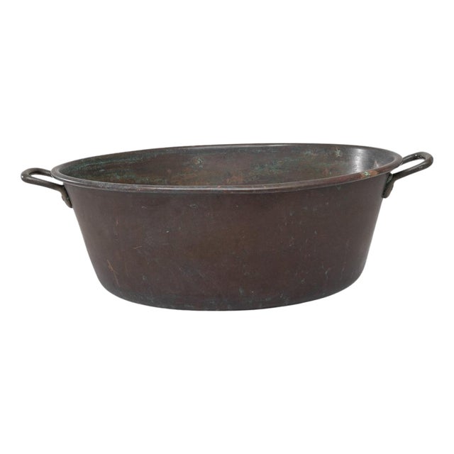 19th Century French Copper Pot For Sale