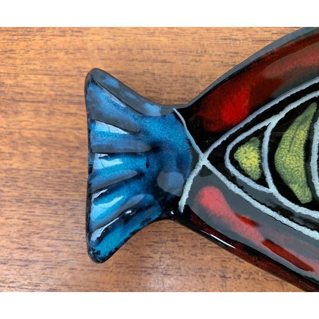 Mid-Century German Ceramic Fish Bowl, 1960s For Sale - Image 5 of 11