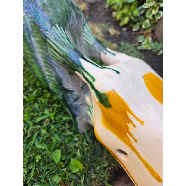 1960s Large Vintage Parrot Finials, Pair For Sale In Los Angeles - Image 6 of 6
