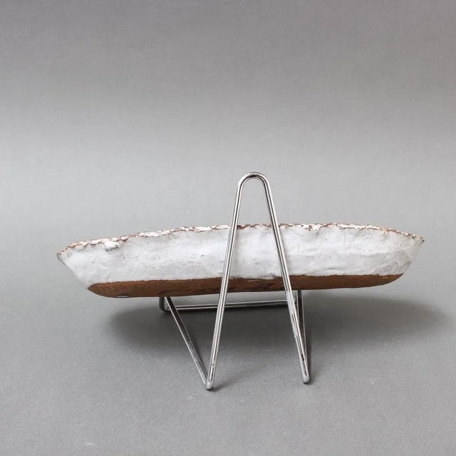 Vintage French Ceramic Tray by Albert Thiry, 1970s For Sale - Image 4 of 13