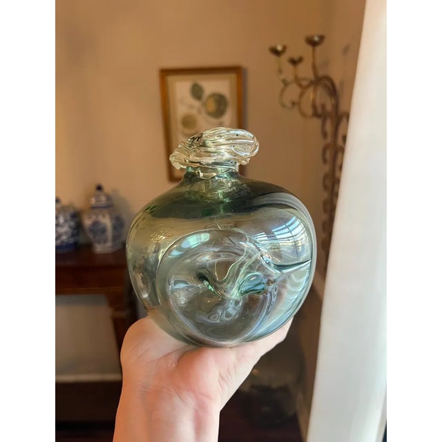 Robert Fritz Vintage Robert C. Fritz Art Glass Vase, Freeform Abstract Biomorphic Vase For Sale - Image 4 of 10
