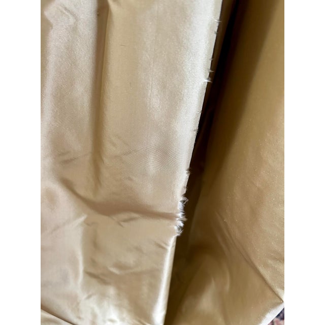 Custom Pale Golden Silk Drapery Panels Set of 4 Chairish