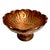Mid Century Hand Hammered Copper Gregorian Style Numbered Compote Fruit Bowl For Sale