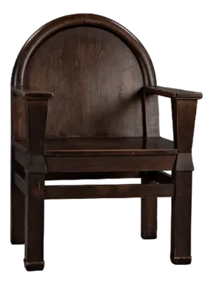 Armchair with Soul in Pinewood, 1940s