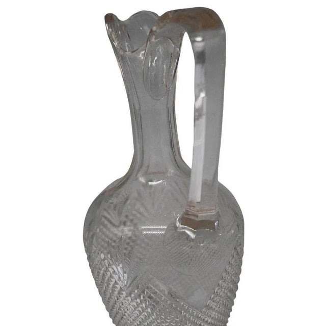 Silver Vintage Carafe with Silver Base For Sale - Image 8 of 9