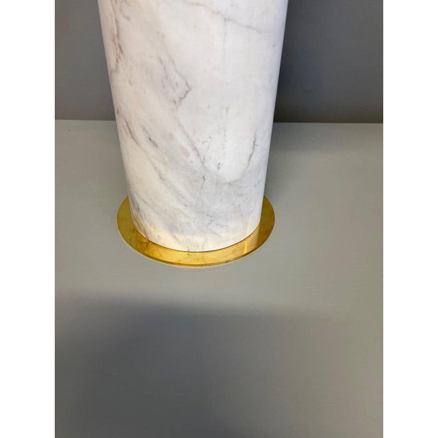 Mid-Century Modern Monumental Marble Table Lamps, 1960, Set of 2 For Sale - Image 3 of 11
