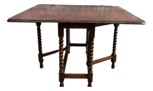 19th Century Reproduction Twisted Barley Style Table