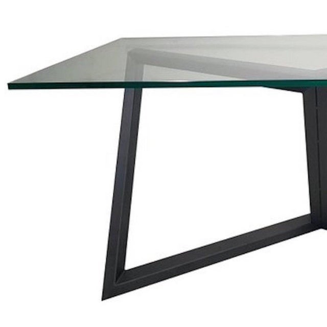 Rebis Iron Table with Crystal Top by Nato Frascà, Italy, 1970s For Sale - Image 4 of 5