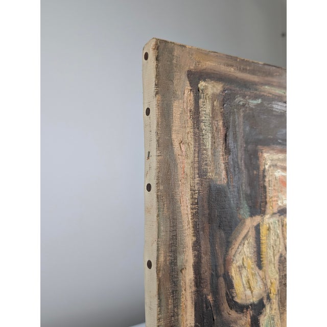 Antonio Calvo Carrión, Portrait, 1970s, Oil Painting on Canvas For Sale - Image 7 of 11