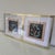 Abstract Original Abstract Floral Paintings Mounted on Fabric Matted and Framed - Set of 2 For Sale - Image 3 of 7