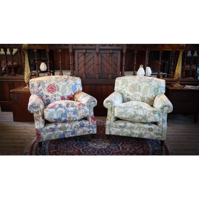 Laid Back Armchairs by George Smith, 2010s, Set of 2 For Sale - Image 15 of 18