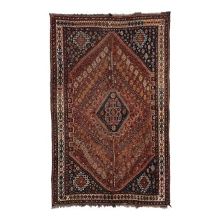 Antique Persian Shiraz Rug - 05'04 X 08'04 For Sale