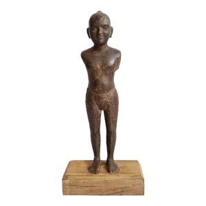 Antique Cast Iron Gandhi Figure