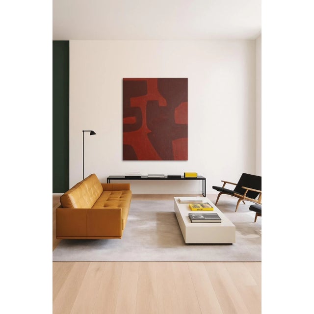 Textile Bodasca, Abstract Organic Terra Flow, 2025, Acrylic on Canvas For Sale - Image 7 of 8