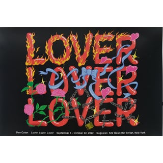Lover, Lover, Lover Poster by Dan Colen For Sale