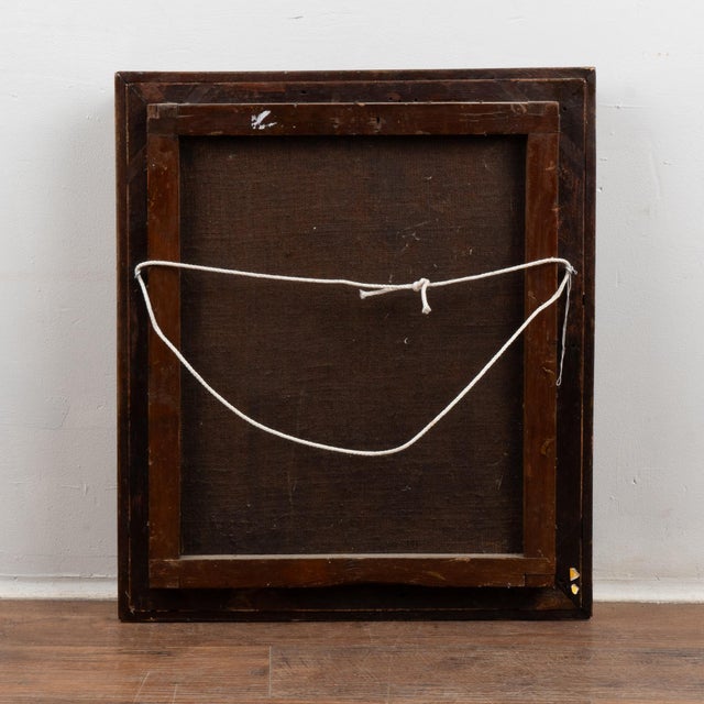 Early 20th Century Original Oil on Canvas Portrait of Young Girl in Bonnet, Denmark For Sale - Image 10 of 10