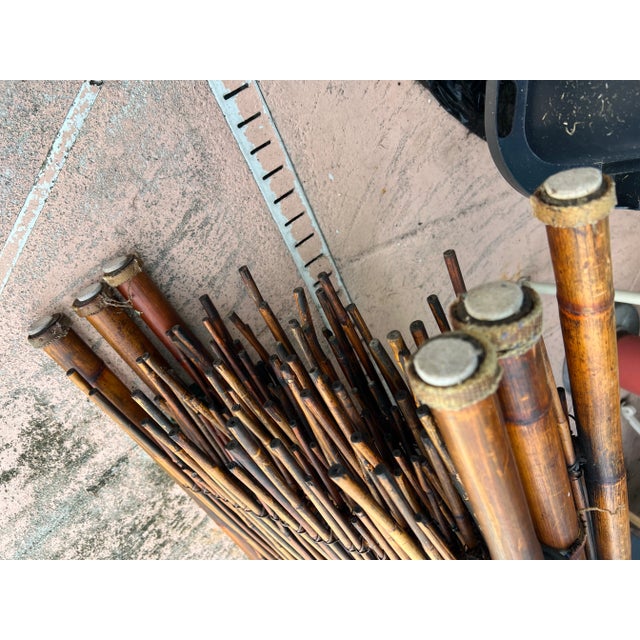 Vintage Bamboo Wall ,Divider For Sale - Image 10 of 12