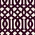 Sample - Schumacher Imperial Trellis Velvet Fabric in Byzantine For Sale