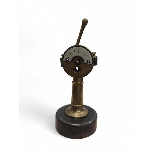 Brown Vintage German Bronze Cigar Cutter, 1930 For Sale - Image 8 of 11