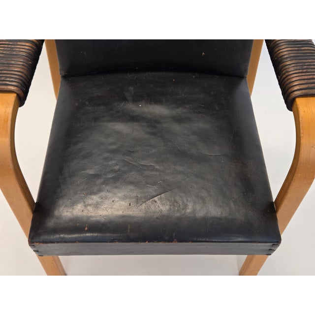 Vintage Model 46 Armchair by Alvar Aalto for Artek, 1950s For Sale - Image 3 of 13