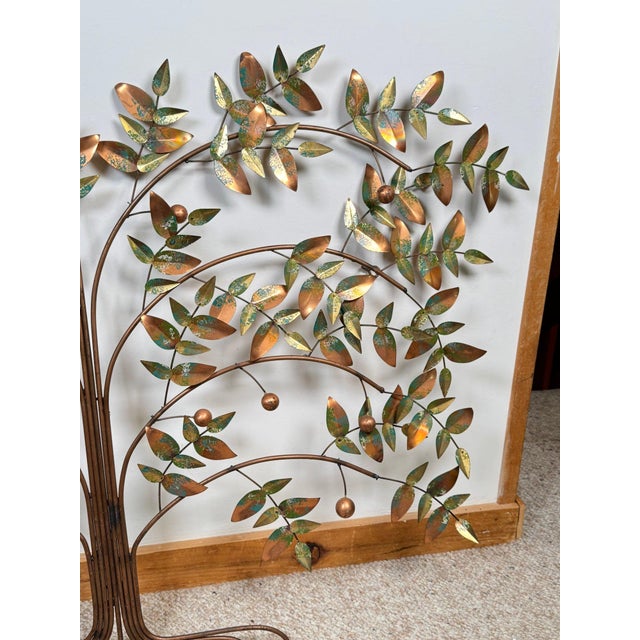 Vintage C. Jeré 'Tree of Life' Brutalist Wall Sculpture, Signed For Sale In Boston - Image 6 of 7