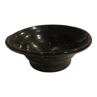 1950s Mid-Century Modern Handmade Pottery Bowl For Sale