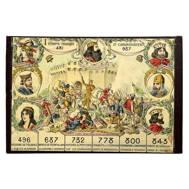 Cream Board Game About the History of France For Sale - Image 8 of 9