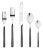 Mepra Fantasia 5-Piece Flatware Set, Black For Sale