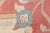Textile Vintage Art Deco Floral Rug in Rose Pink, Sky Blue, and Cream For Sale - Image 7 of 9