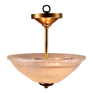 Mid-Century Modern Murano Glass Pendent Fixture For Sale