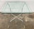 Neoclassical Vintage NeoClassical Maison Jansen Style Steel and Brass Hoofed Table For Sale - Image 3 of 8
