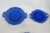 Early 20th Century Le Smith Mount Pleasant Cobalt Blue Glass Plates With Handles Set of Five For Sale - Image 15 of 18
