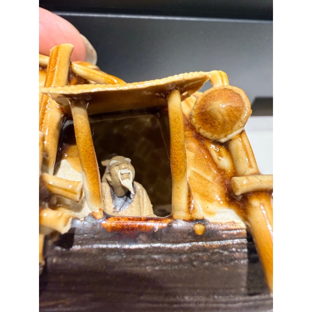 Miniature Sampan With Mudmen Fishermen For Sale - Image 4 of 12