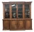 Large English Bookcase in Walnut and Mahogany For Sale