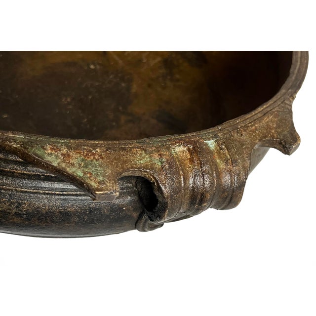 Antique Bronze Urli Bowl For Sale In Los Angeles - Image 6 of 6