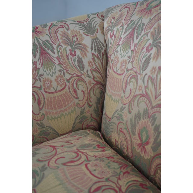 Kittinger Colonial Williamsburg Cw-118 Newly Upholstered Roll Arm Sofa For Sale - Image 9 of 18